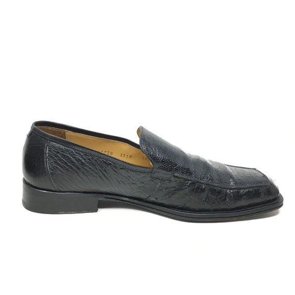 Mezlan Platinum Loafers Shoes Size 10 Full Ostrich main image 8